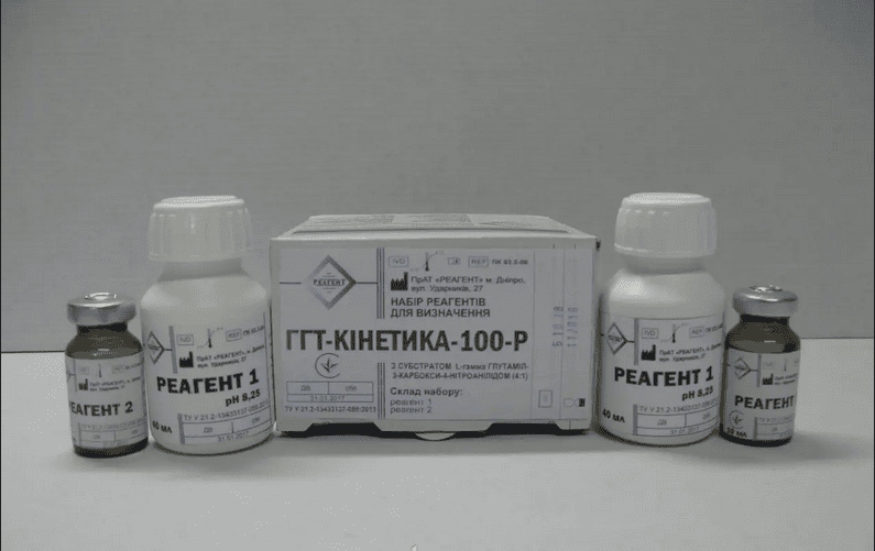 ПК 03.5-06 ГГТ-КІНЕТИКА-100-Р Набір реагентів для визначення активності гамма-глутамілтрансферази кінетичним методом з субстратом , 100 проб